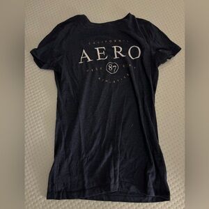 Cute navy blue tight t-shirt